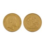 EDWARD VII MATT PROOF GOLD