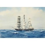 COMMANDER ERIC ERSKINE CAMPBELL TUFFNELL, RN (1888-1978) PORTRAIT OF THE BLACKWALL PASSENGER SHIP "