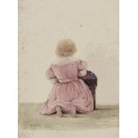 ANN ENFIELD, NEE NEEDHAM (1801-1865) AN ALBUM OF WATERCOLOURS including three unmounted portraits of