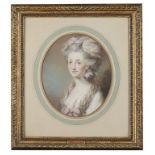 DANIEL GARDNER (1750-1805) PORTRAIT OF MRS SAMUEL SHORE, NEE URITH OFFLEY (1736-1781) OF NORTON HALL