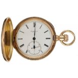 A SWISS GOLD KEYLESS LEVER HUNTING CASED WATCH SUPPLIED BY TIFFANY & CO, EARLY 20TH C No 59686,