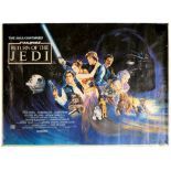 FILM POSTER. STAR WARS: RETURN OF THE JEDI, 1983 78 x 103cm++Minor creases