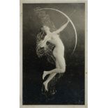 AFTER LOUIS PERREY, DIANA, PHOTOGRAPHIC REPRODUCTION PRINT, DATED 1891, IN ORIGINAL FRAME WITH