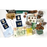 MISCELLANEOUS ENGLISH PRE AND POST DECIMAL COINS, ETC