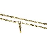 A GOLD BELCHER CHAIN, APPROX 180 CM, MARKED 9C, 36G++LIGHT WEAR AND SCRATCHES CONISTENT WITH AGE