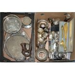 MISCELLANEOUS PLATED WARE, TO INCLUDE FLATWARE, HOLLOWARE, ETC