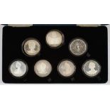 80TH BIRTHDAY OF QUEEN ELIZABETH THE QUEEN MOTHER. SEVEN UNITED KINGDOM AND OTHER PROOF