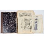 LATE 19TH C FASHION, LA MODE ILLUSTREE JOURNAL DE LA FAMILLE, SUPPLEMENT, 1892-97, BOUND VOLUME