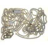 A QUANTITY OF SILVER NECKLACES AND BRACELETS, MARKED 'JEWELS', 1830G++LIGHT WEAR CONSISTENT WITH AGE