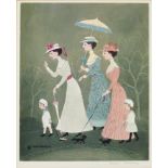 †HELEN LAYFIELD BRADLEY (1900-1979) AH, DEAR EMILY; OH, JUST LOOK! a pair, reproductions printed