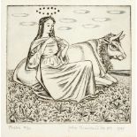 †JOHN BUCKLAND WRIGHT (1897-1954) POESIE etching, signed by the artist in pencil, dated 1947,