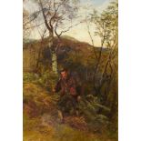 JOHN MCWHIRTER, RA, HRSA (1839-1911) THE GHILLIE signed, oil on canvas, 91 x 61cm, unframed++Several