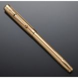 A MABIE, TODD & CO LTD 14CT GOLD SWAN FOUNTAIN PEN hallmarked London 1949++Good, as found condition,