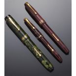 THREE CONWAY STEWART FOUNTAIN PENS comprising Duro 26, 36 and Dinkie 560, all boxed++The first and