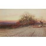 HENRY STANNARD, RBA (1844-1920) EVENING signed, watercolour, 29.5 x 49cm++Very good unfaded bright