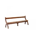 A VICTORIAN GOTHIC OAK BENCH C1875-1900 87cm h, 223cm lProvenance: St Mary's Church, Melton