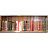 TWO SHELVES OF MISCELLANEOUS BOOKS, INCLUDING LIFE AND LETTERS OF CHARLES DARWIN, 3 VOLS, HISTORY OF