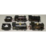 FOUR 0-4-0 O-GAUGE ELECTRIC LOCOMOTIVES, TWO WITH TENDER