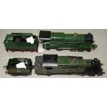 TWO 2-6-2 AND 4-4-2 O-GAUGE ELECTRIC LOCOMOTIVES AND TENDERS