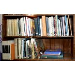 TWO SHELVES OF BOOKS, FINE ART AND ANTIQUE REFERENCE