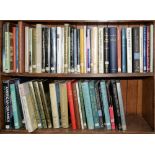 TWO SHELVES OF MISCELLANEOUS BOOKS, ART AND ANTIQUE REFERENCE