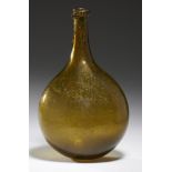 A FLEMISH GLASS MINERAL WATER BOTTLE, 18TH C, 22cm h++Good condition