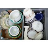 MISCELLANEOUS CERAMICS, INCLUDING STUDIO POTTERY, TEA AND DINNER WARE, ETC