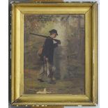 JOHN CRAWFORD BROWN, ARSA (1805-1867), THE SPORTSMAN'S RETURN, signed, dated 1865 and inscribed No 4