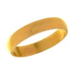 A 22CT GOLD WEDDING RING, BIRMINGHAM 1959, 5.1g, SIZE Q½++LIGHT WEAR CONSISTENT WITH AGE