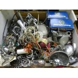 CYCLING. MISCELLANEOUS SPARE PARTS AND ACCESSORIES, INCLUDING COGS, BRAKES, LAMPS, ETC