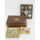 BRITISH COINS. COINS OF THE REALM 1548-1967, A FRAMED SET, MISCELLANEOUS PRE-DECIMAL COINS, AN