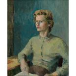 20TH C SCHOOL, PORTRAIT OF A LADY, OIL ON CANVAS, 66 X 54CM