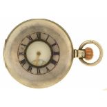 A SILVER HUNTING CASED KEYLESS LEVER WATCH, BIRMINGHAM 1910++LIGHT WEAR CONSISTENT WITH AGE