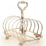 A GEORGE V SILVER TOAST RACK, 16 CM W, SHEFFIELD 1934, 9OZS 14DWTS++GOOD CONDITION