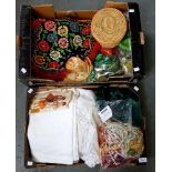 MISCELLANEOUS TABLE LINEN AND OTHER TEXTILES, MAINLY WOOL