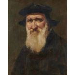 NORTHERN EUROPEAN SCHOOL, LATE 19TH CENTURY PORTRAIT OF A BEARDED MAN, bust length, oil on canvas,