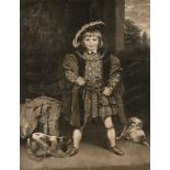 JOHN RAPHAEL SMITH (1752-1812) AFTER SIR JOSHUA REYNOLDS MASTER CREWE AS HENRY VIII mezzotint on