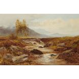 CHARLES LEAVER SHAW (1853-1903) A WELSH STREAM signed, signed again and dated 1881 verso, 34 x