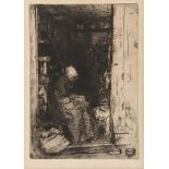 JAMES ABBOTT MCNEILL WHISTLER (1834-1903) LA VIELLE AUX LOQUES, 1858 etching with drypoint, fourth