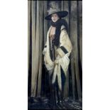 AFTER SIR WILLIAM ORPEN, PORTRAIT OF MRS ST. GEORGE, OIL ON CANVAS, 120 X 60CM