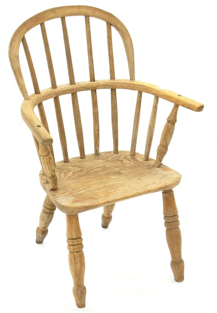 AN ASH CHILD'S WINDSOR CHAIR