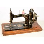 A FRISTER & ROSSMAN 1900S, SERIAL 452341 SEWING MACHINE