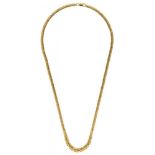 A GOLD CHAIN, MARKED 750, 9.5G++LIGHT WEAR CONSISTENT WITH AGE