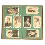 MUSIC HALL. AN ORIGINAL EDWARDIAN COLLECTION OF POSTCARDS OF ACTORS AND ACTRESSES, MOSTLY UNUSED,