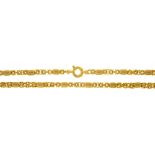 A 9CT GOLD CHAIN, 20.5G++LIGHT WEAR CONSISTENT WITH AGE