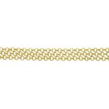 A GOLD CHAIN MARKED 375, 25G++IN GOOD CONDITION