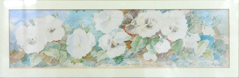 VICTORIA E. STREET, NARCISSI, SIGNED IN PENCIL, DATED 1980, WATERCOLOUR, 45 X 25CM, L. RIVERS, STUDY - Bild 2 aus 4