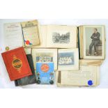 A QUANTITY OF VICTORIAN PRINTS AND PRINTED EPHEMERA, INCLUDING VANITY FAIR CARICATURES, UNFRAMED