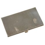 CARTIER. A SILVER CARD CASE, 8.5 X 6 CM, SIGNED CARTIER, LATE 20TH C, 2OZS 1DWTS++LIGHTLY SCRATCHED