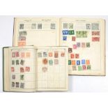 POSTAGE STAMPS. AN ORIGINAL VINTAGE COLLECTION IN WELL FILLED LINCOLN ALBUM, M AND U, SEVERAL